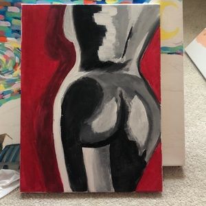 woman’s body painting